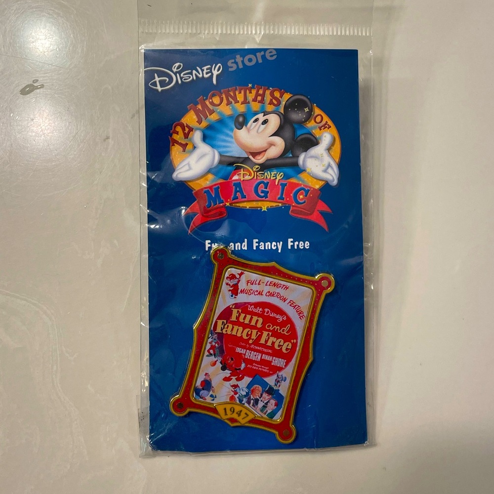 Disney Store 12 months of magic. New in original package | Fun & Fancy Free pin.